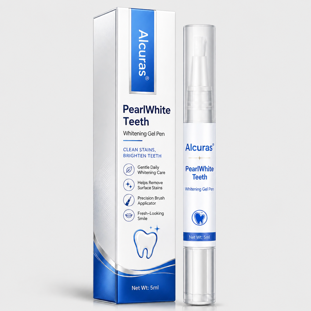 Alcuras® PearlWhite Teeth Whitening Gel Pen