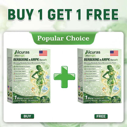 Alcuras® Moringa 8-Benefit Slimming & Metabolic Nano Microneedle changes in 7 days)  For obesity, Loose Skin,diabetes, sleep apnea, joint issues, and more