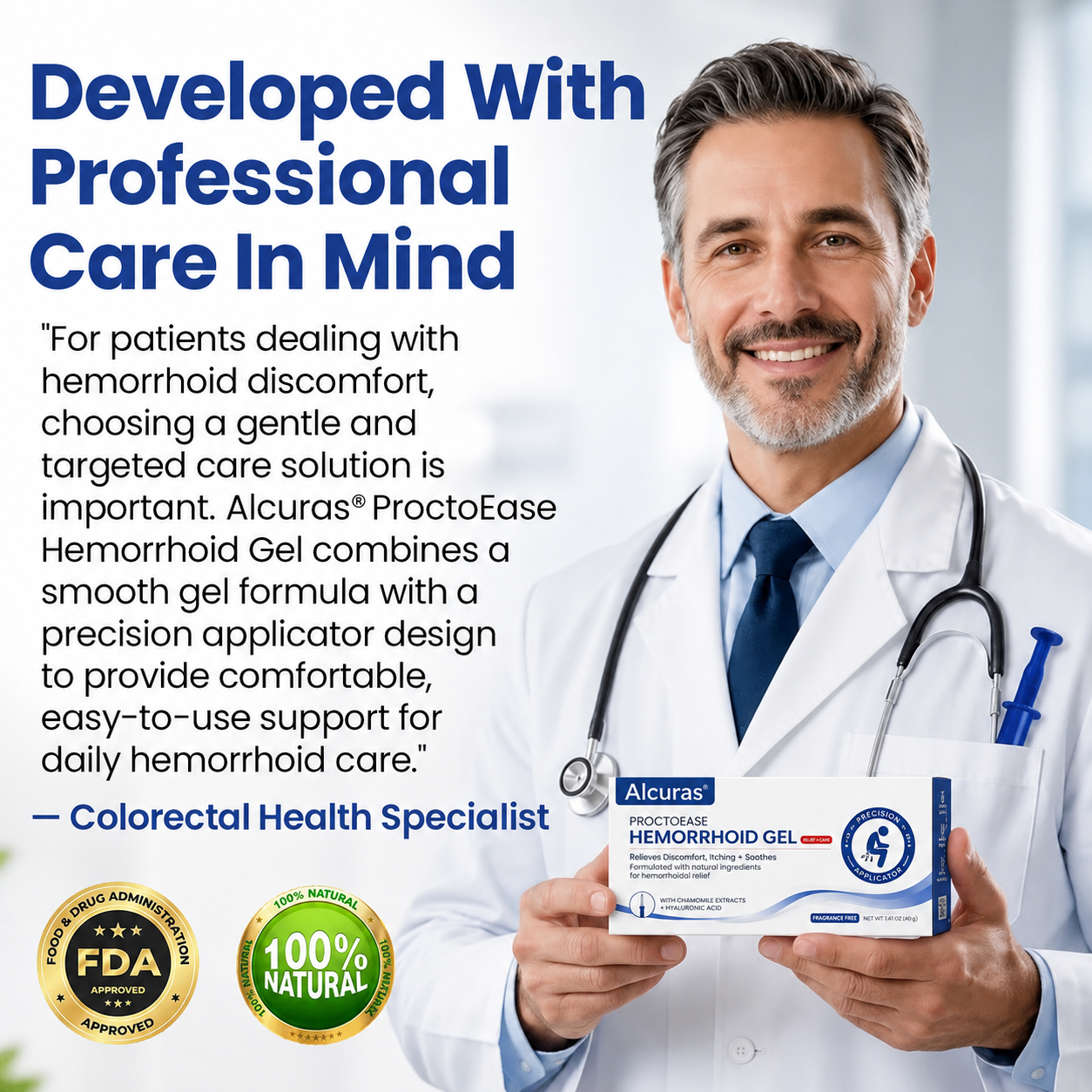 Alcuras® ProctoEase Hemorrhoid Gel