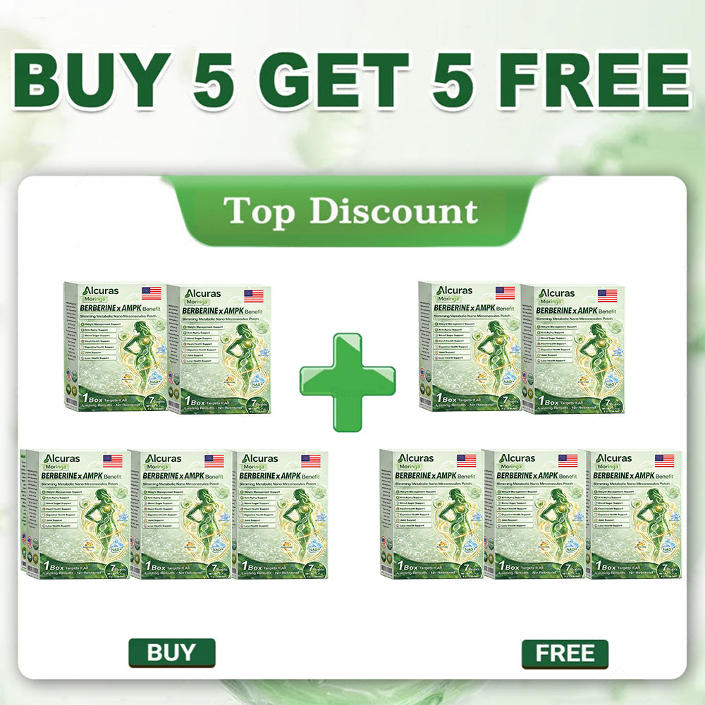 Alcuras® Moringa 8-Benefit Slimming & Metabolic Nano Microneedle changes in 7 days)  For obesity, Loose Skin,diabetes, sleep apnea, joint issues, and more