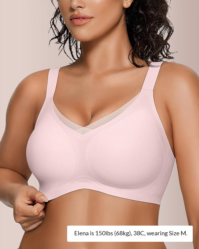 Paiduis® V-Neck Mesh Crossover Bra