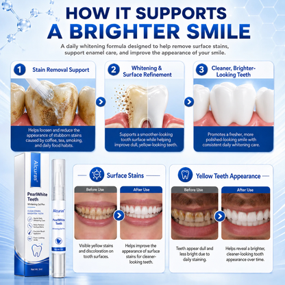 Alcuras® PearlWhite Teeth Whitening Gel Pen