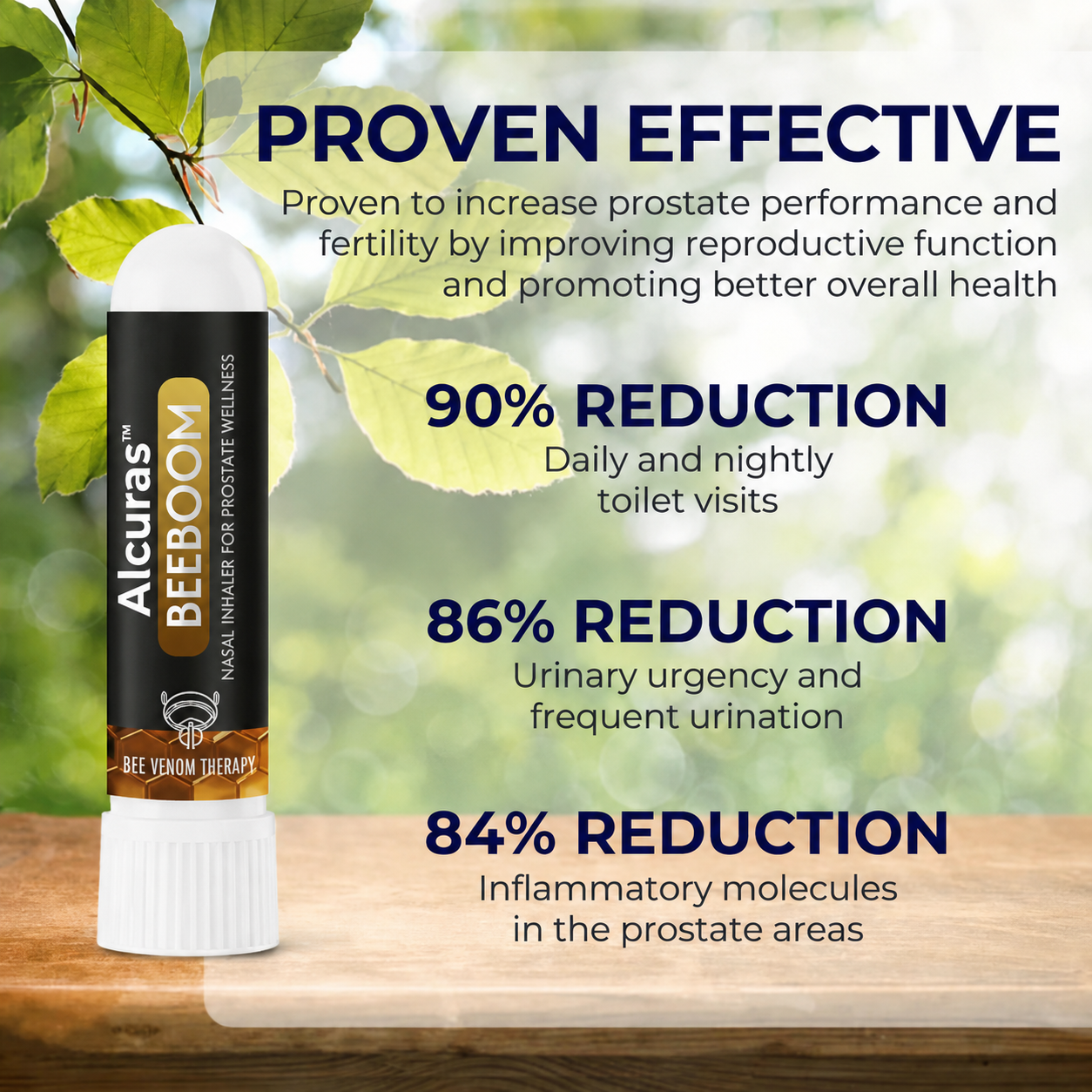 Alcuras™ Nasal Inhaler for Prostate Health-Regain Your Confidence✨