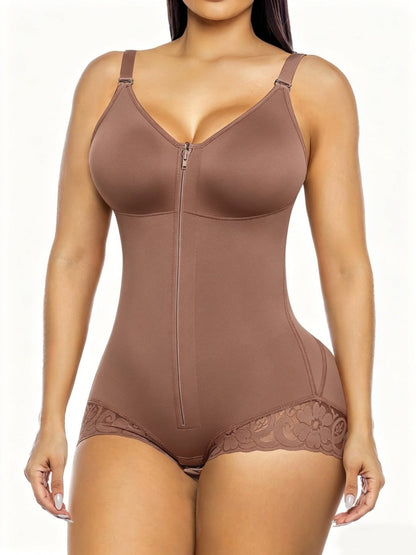 BREIF SHORT SHAPEWEAR TUMMY CONTROL BUTT LIFTER SHAPER WITH ZIPPER CROTCH