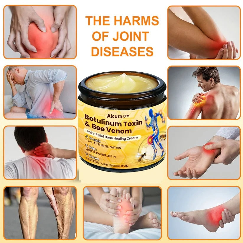 Alcuras™ Botulinum Toxin & Bee Venom Pain-Relief Bone Healing Cream🐝💎