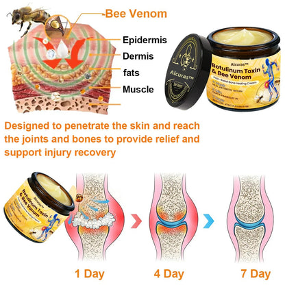Alcuras™ Botulinum Toxin & Bee Venom Pain-Relief Bone Healing Cream🐝💎